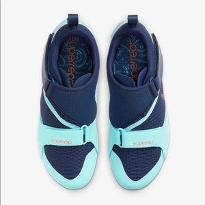 Nike SuperRep Cycle in Blue Void/Copa/Total Orange Size 7.5